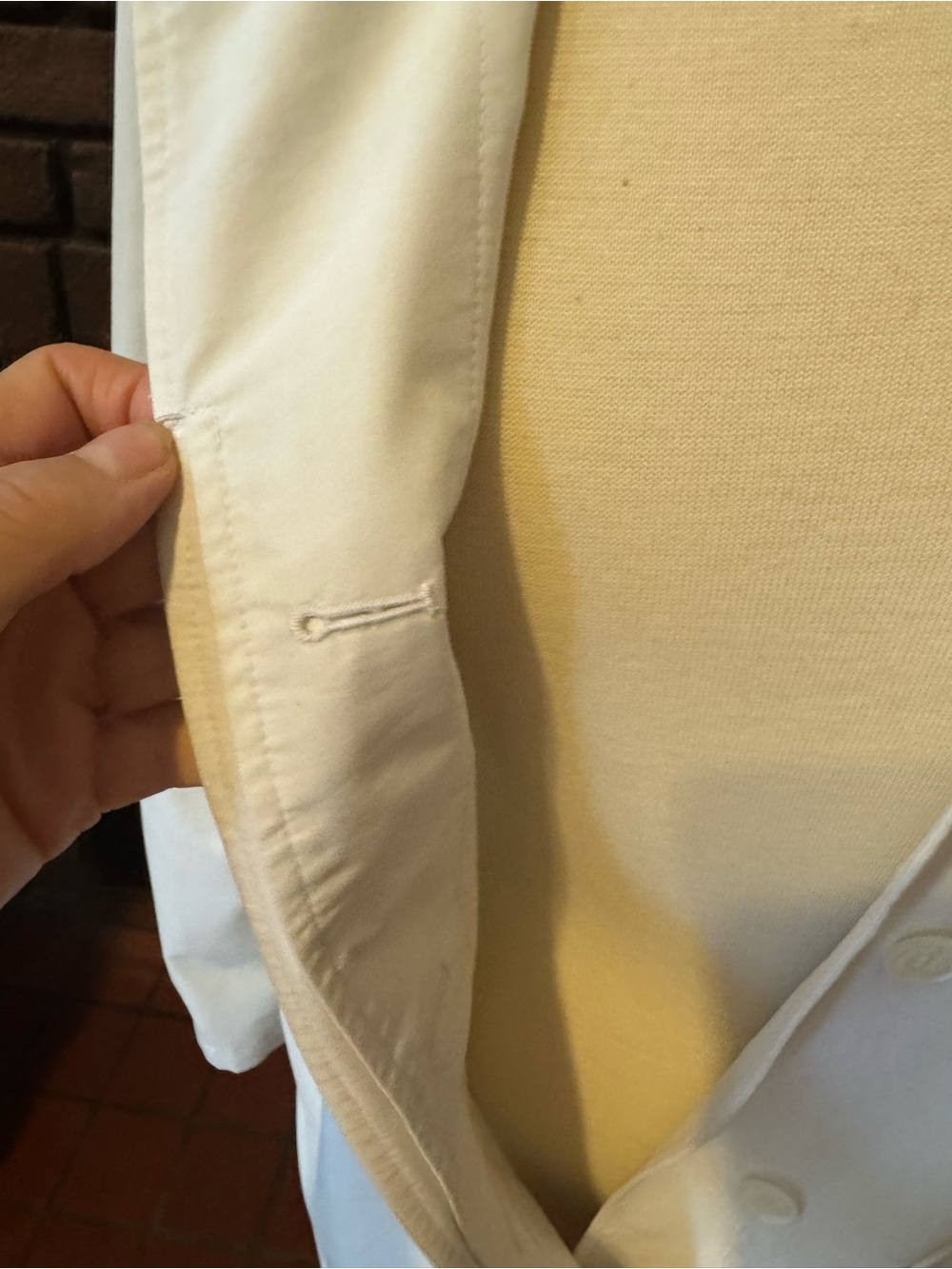 Vintage Burberry trench made in UUSA Women’s Classic White size 6 like new - Picture 5 of 15